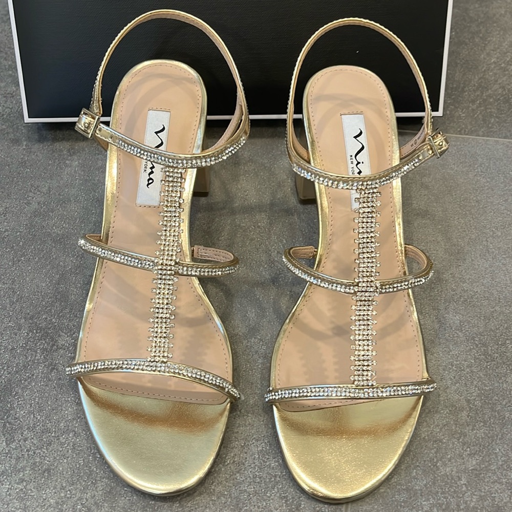 New Nina block heel sandals